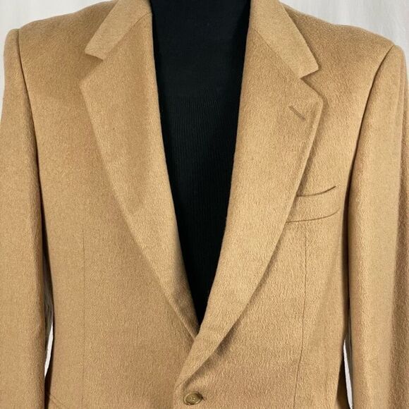 J.G. Hook Vintage Camel Hair Sports Coat - Men’s 40 Large - Picture 5 of 9